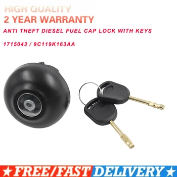 Pre Ford Tranzit Mk7 Anti Theft Diesel Palivovej Nádrže Výplň Spp Kryt Zámku S Kľúčmi 2006 - 2018 1715043 9C119K163AA