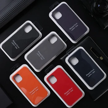 Pre Iphone 12 mini Prípade Originálne Kožené Úradný Štýl PU Kožené puzdro pre IPhone 11 Pro Max XS XR X 8 7 Plus Retro Kryt Prípadoch