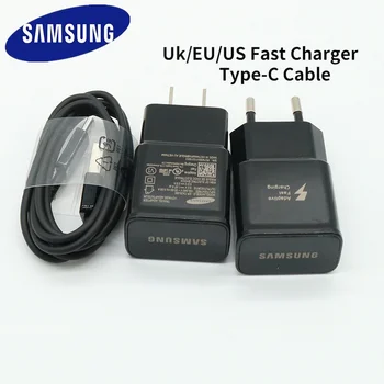Pôvodné Samsung 15W Rýchlo Nabíjačka 9V/1.67 poplatok adaptér Typ-C Kábel Pre s8 s9 s10+ s20 note10 9 a20 a30s a40 зарядное кабель