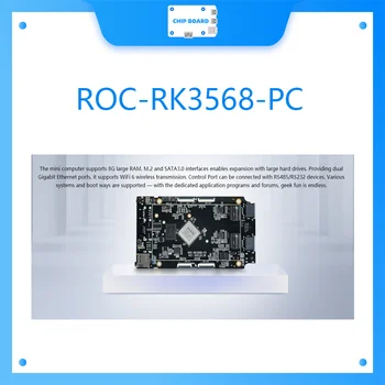ROC-RK3568-PC Quad-Core 64-Bitové Mini Počítač