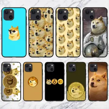 Roztomilý Dogecoin Doge Telefón puzdro Pre iPhone 11 12 Mini 13 14 Pro XS Max X 8 7 6 Plus 5 SE XR Shell