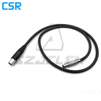 RS 3pin konektor na mini xlr 4pin pre TVLOGIC 058/056/055 napájací kábel Monitora