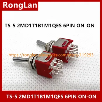 [SA]TS-5 malých prepínač 6PIN Č-Č Q22 -cestný prepínač 2MD1 dvoch tranží drôt bonders Taiwan Deli Wei--50pcs/veľa