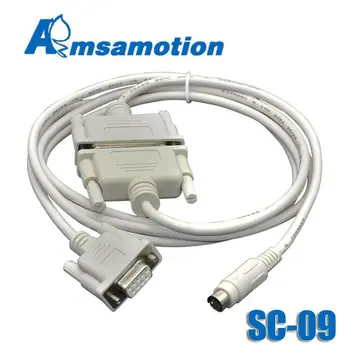 SC-09 Sériové RS232 Port Vhodné na Mitsubishi FX/Séria PLC Programovanie Kábel USB-SC09 Stiahnuť USBSC09