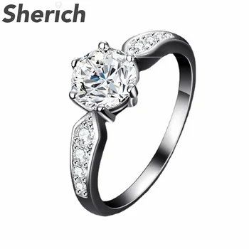 Sherich Princezná Koruny 1ct Moissanite Diamond 925 Sterling Silver Bright Očarujúce Elegantné, Nádherné Krúžok Žien Hostiny, Šperky