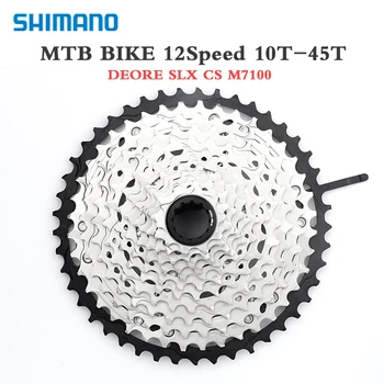 SHIMANO DEORE SLX CS-M7100 M6100 XT M8100 12 Rýchlosť 10-45T 10-51T Horský Bicykel Freewheel 10-50T MTB Bike SH Kazeta Zotrvačníka