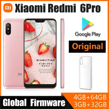 Smartphone Xiao Redmi 6 Pro / Mi A2 lite Mobil, s Telefónne Prípade 4000mAh Batterry Dual SIM Solt Dual Camera Globálne Firmware