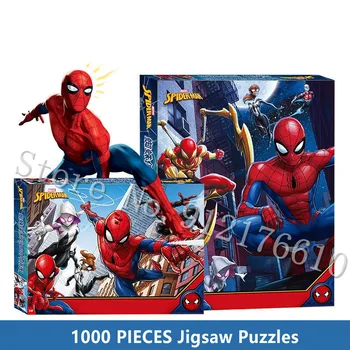 Spiderman Marvel Skladačka Puzzle 1000 Kus Disney Superhrdina Rozbalí Puzzle pre Dospelých, Deti, Vzdelávacie Hračky Dary