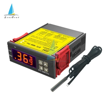 STC-1000 Pro Digitálny Regulátor Teploty Termostat Thermoregulator Inkubátor LED Relé 10A Vykurovanie Chladenie Prepínač AC 220V