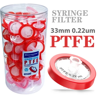 Striekačku Filtre PTFE RC 1.0/0.22/0.45 µm,13/25/33 mm Priemer,20 50 Ks striekačkových filtrov od Ks-Tek