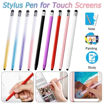 Stylus Pero pre Dotykové Obrazovky, 2 v 1 Gumy Tipy Kapacitné Pero, Ceruzka pre Xiao Huawei iPhone, iPad Andoird Telefón, Tabliet