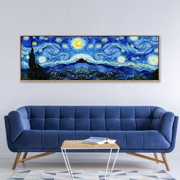SURELIFE Klasický Van Gogh Abstraktné Vytlačí olejomaľby na Plátne Wall Art Obrázky, Plagáty pre Spálne, Obývacia Izba Domova
