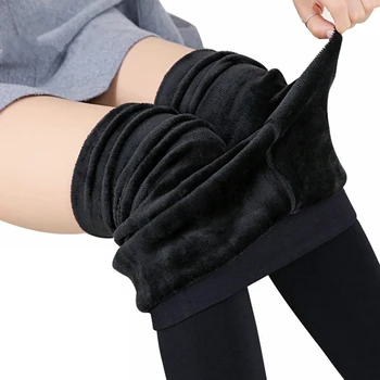 V Zime Teplé Sexy Legíny Ženy Pevné Vysoký Pás Slim Zahustiť Elastické Ponožky, Nohavice Žena Pantyhose Nylon Chudá Velvet Legíny 1