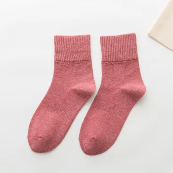 VERIDICAL 5 Párov/Veľa Harajuku Ponožky Žena Bavlna Voľné Farebné Mäkké Elastické Znesiteľné Priedušná Dievča Diabetická Ponožky Hot Predaj 4
