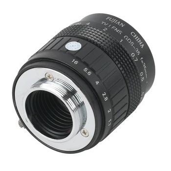 Veľké Zobrazenie Vysoká Pracovná Vzdialenosť 35mm Fixed Focus Objektív CCTV CS C Mount Objektív Manual Zoom Objektív Fo Priemyselné Video Mikroskopom Fotoaparát 3