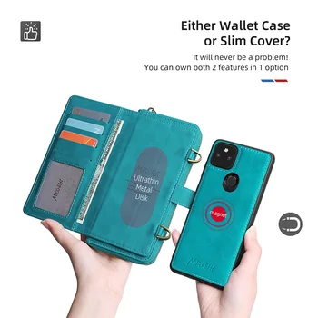 Wallet PU Kožené Split typ Ramenný Telefón puzdro Pre Google Pixel 6 6Pro 6A 7 7Pro 3