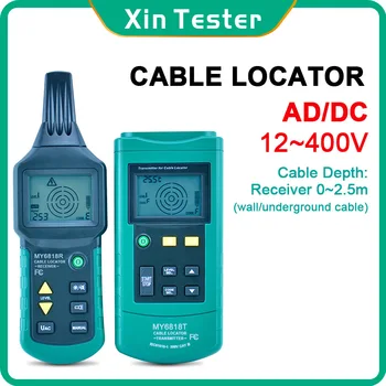 Xin Tester Kábel tester Toner Drôt Tracker,Profesionálne Kovové Potrubia Locator Detektor Meter 12~400V Napätie MS6818 0
