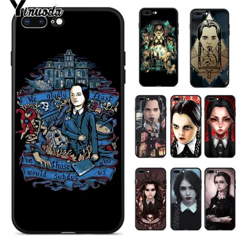 Yinuoda streda Addams Family Luxusné High-end Chránič puzdro pre iPhone 8 7 6 6 Plus 5 5S SE XR X XS MAX Coque Shell