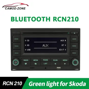 Zelená Llight Bluetooth-compatib RCN210 CD Prehrávač 31 G 035185 autorádio, USB, MP3 a AUX Pre VW škoda Polo 9N golf MK4 passat B5 RCN210