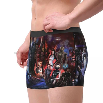 Znaky Mass Effect Asari Hra Spodky Homme Nohavičky pánske spodné Prádlo Sexy Šortky Boxer Nohavičky 1