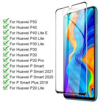 Úplné Pokrytie Tvrdeného Skla pre Huawei P20 P30 Lite Mate 10 30 Screen Protector Skla pre Huawei Nova 3 3i 6 5 Pro 5T 3e 4E 7i