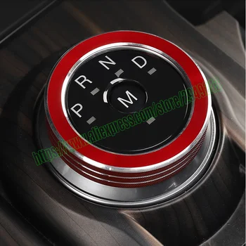 Červený Interiér Radenie panel Gombík Dekorácie trim 2 ks Na Ford Explorer 2020-2022 3