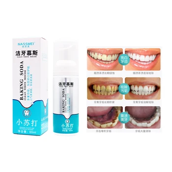 Čistenie zubov Mousse sóda na Bielenie Zubov v Zubnej Škvrny Odstrániť Ústne Čistenie vložiť Pena na Bielenie zubov Produkty CML039