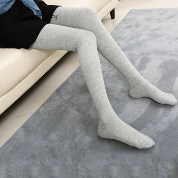 Ženy Ponožky Super Dlhé Bavlnené Teplé Stehná Vysoké Pančuchy Sexy Pokušenie Úsek Dámy Nové Módne 80 cm Kolená Vysoké Ponožky Mujer